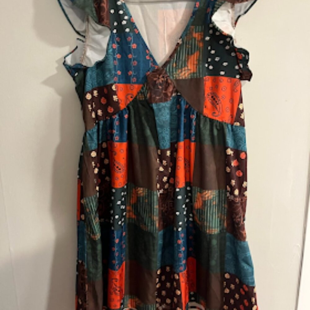Color lock Mini Dress